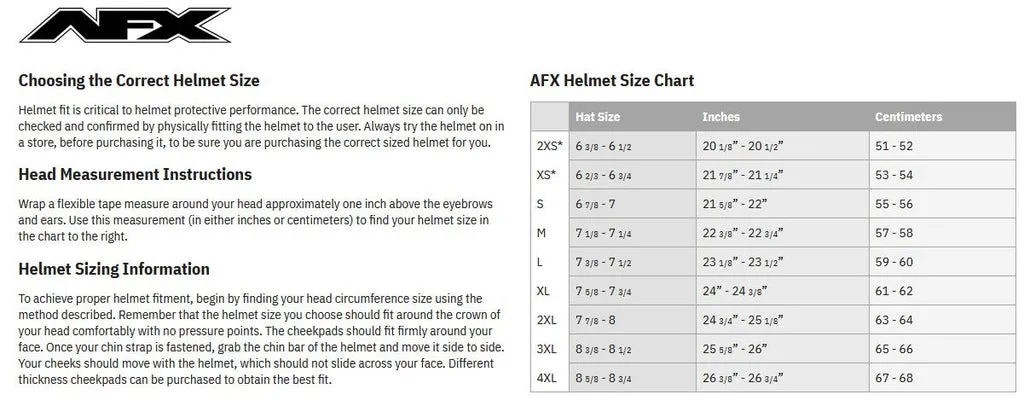 AFX FX-111 Modular Helmet Pearl White