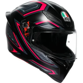 AGV K1 Full Face Bluetooth Helmet Sling Matte Black/Pink