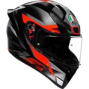 AGV K1 Full Face Helmet Fastlap Black/Gray/Red