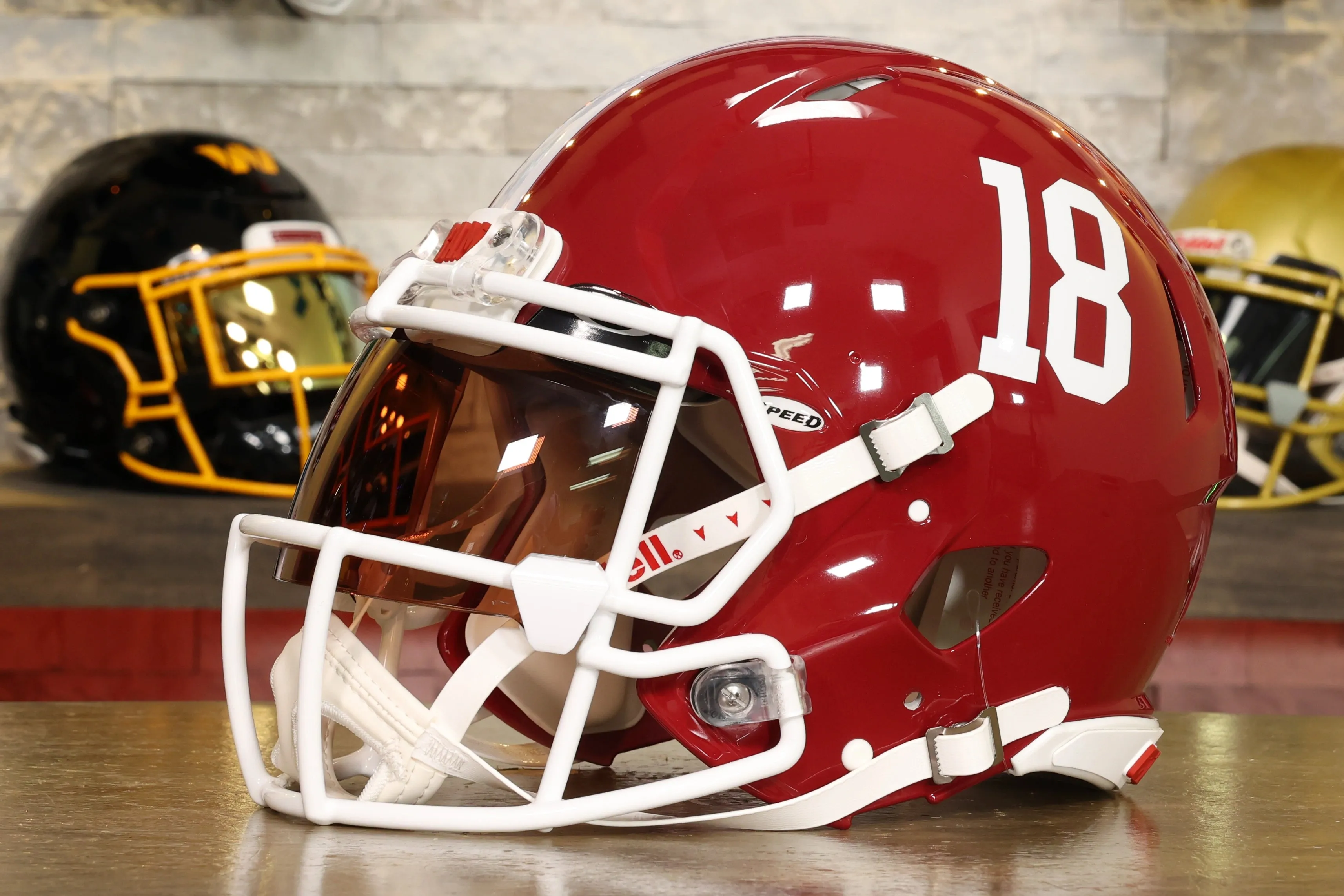 Alabama Crimson Tide Riddell Speed Authentic Helmet - GG Edition