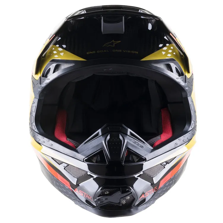 Alpinestars Supertech M10 Carbon META2 Helmet Orange Glossy
