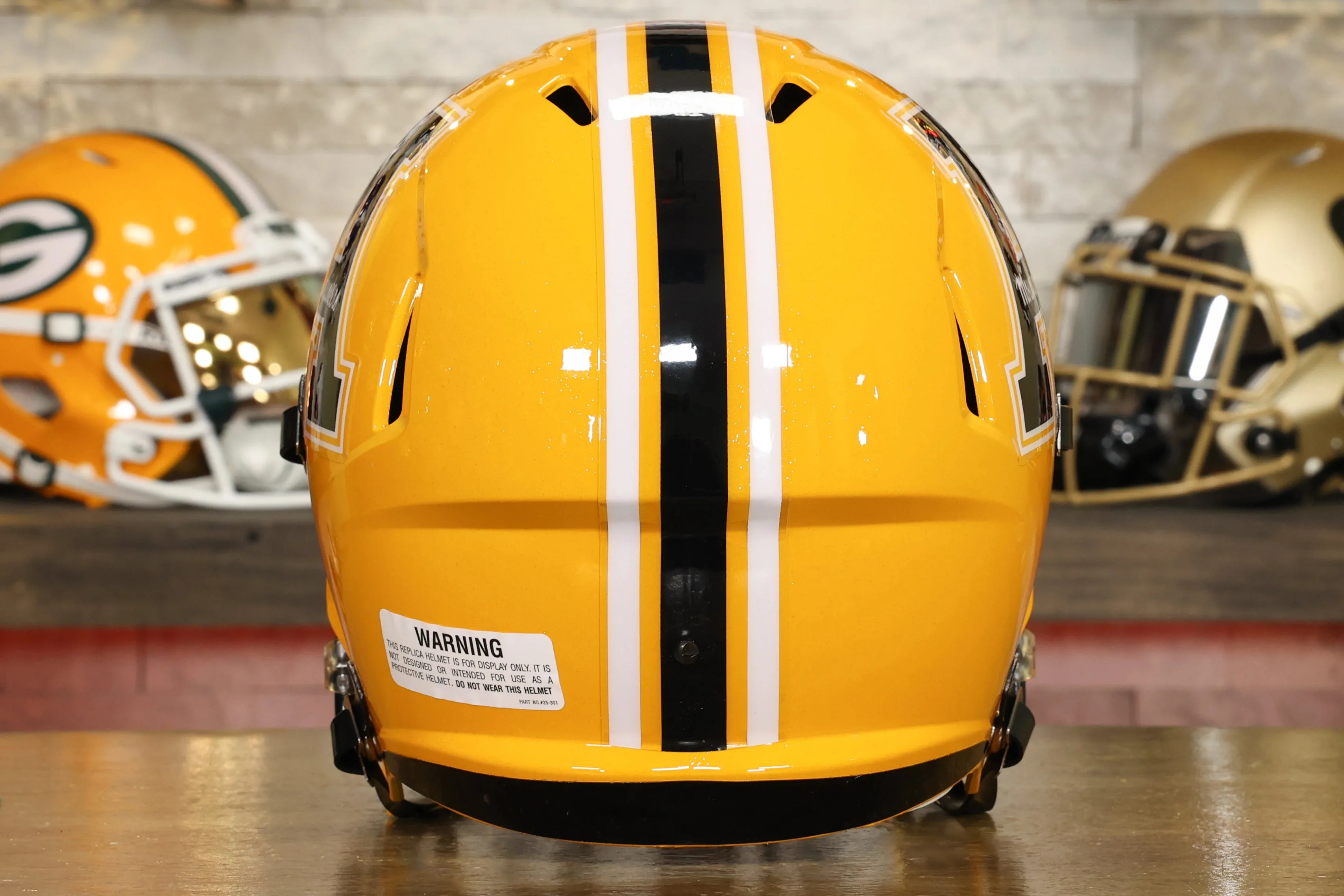 Appalachian State Mountaineers Riddell Speed Display Helmet - Gold Alternate