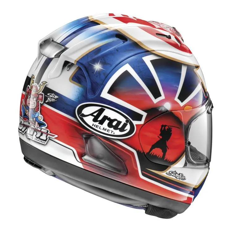 Arai Corsair X Pedrosa Samurai 2 Helmet Blue