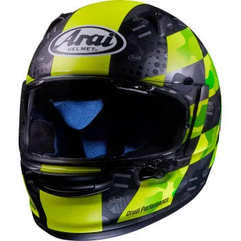Arai Regent-X Full Face Helmet Patch Yellow Frost