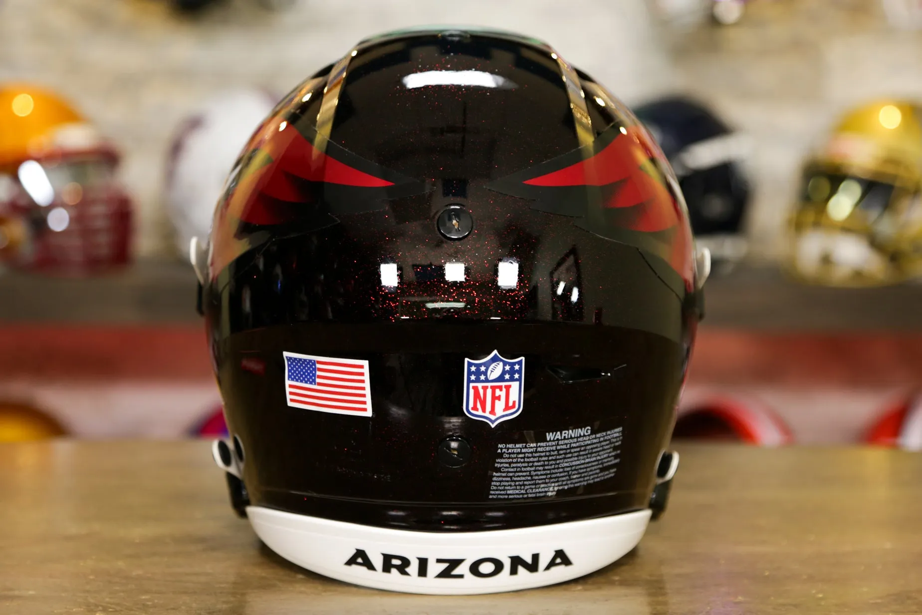 Arizona Cardinals Riddell SpeedFlex Helmet - Black Alternate