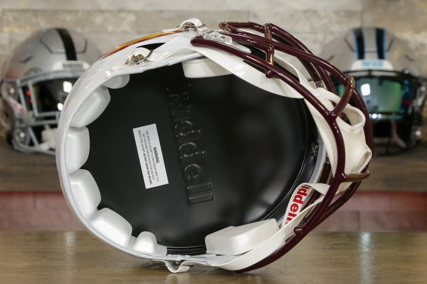 Arizona State Sun Devils Riddell Speed Display Helmet - White Sparky