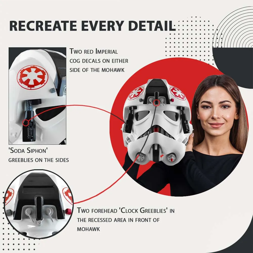 AT-AT Driver Helmet WHITE VERSION