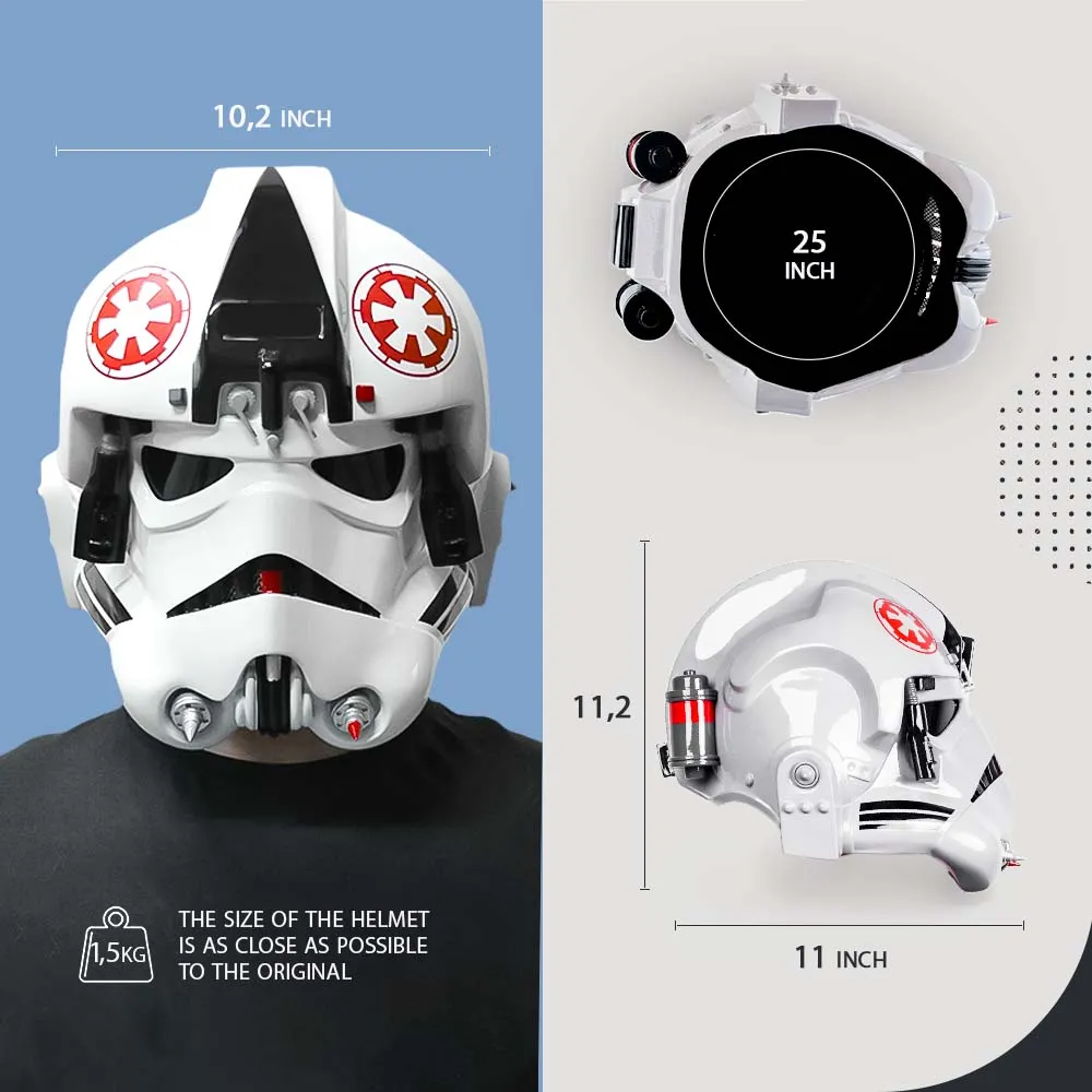 AT-AT Driver Helmet WHITE VERSION