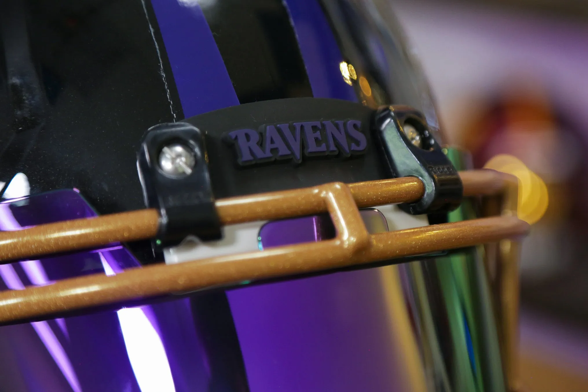 Baltimore Ravens Riddell Speed Authentic Helmet - GG Edition 00451