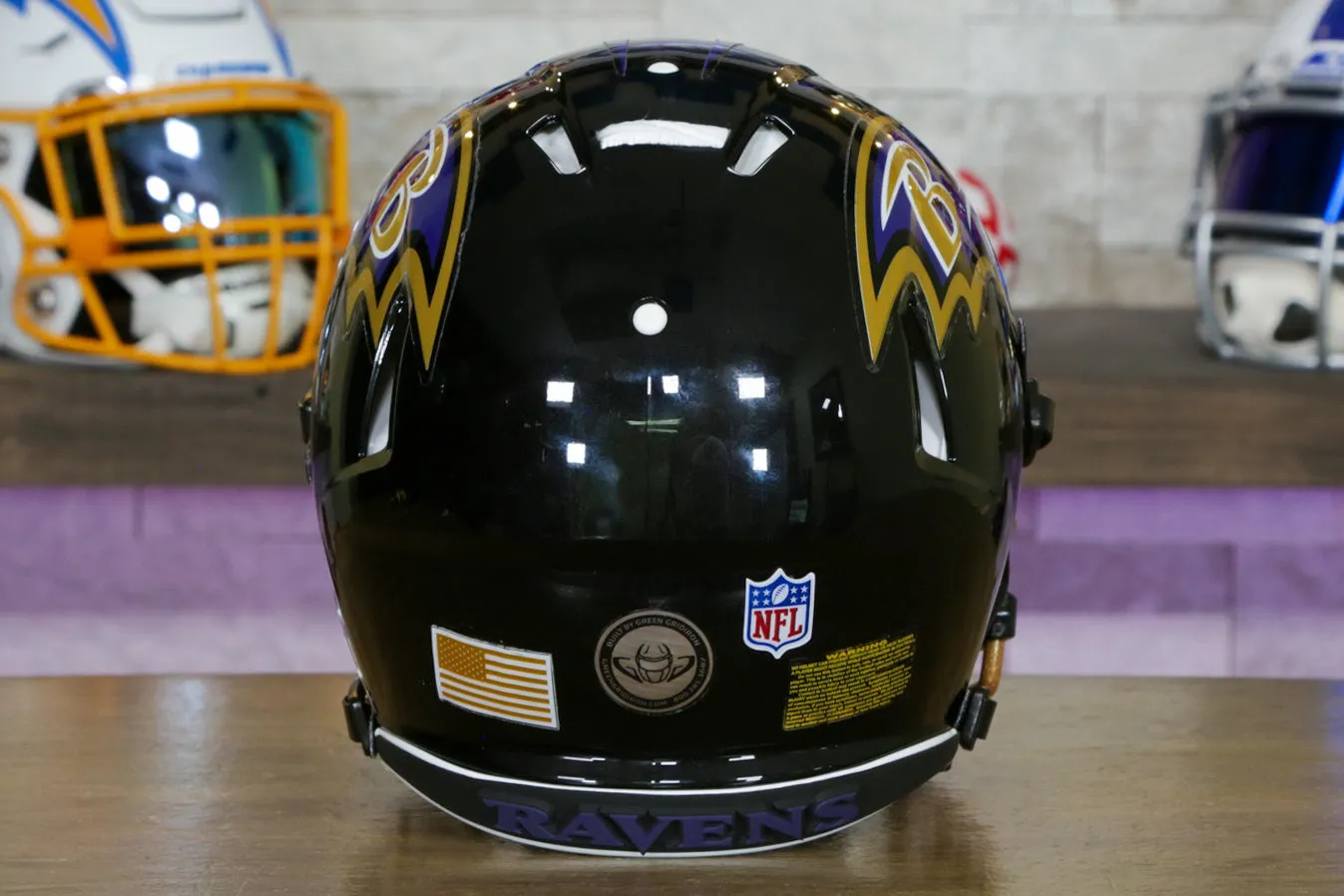 Baltimore Ravens Riddell Speed Authentic Helmet - GG Edition 00451