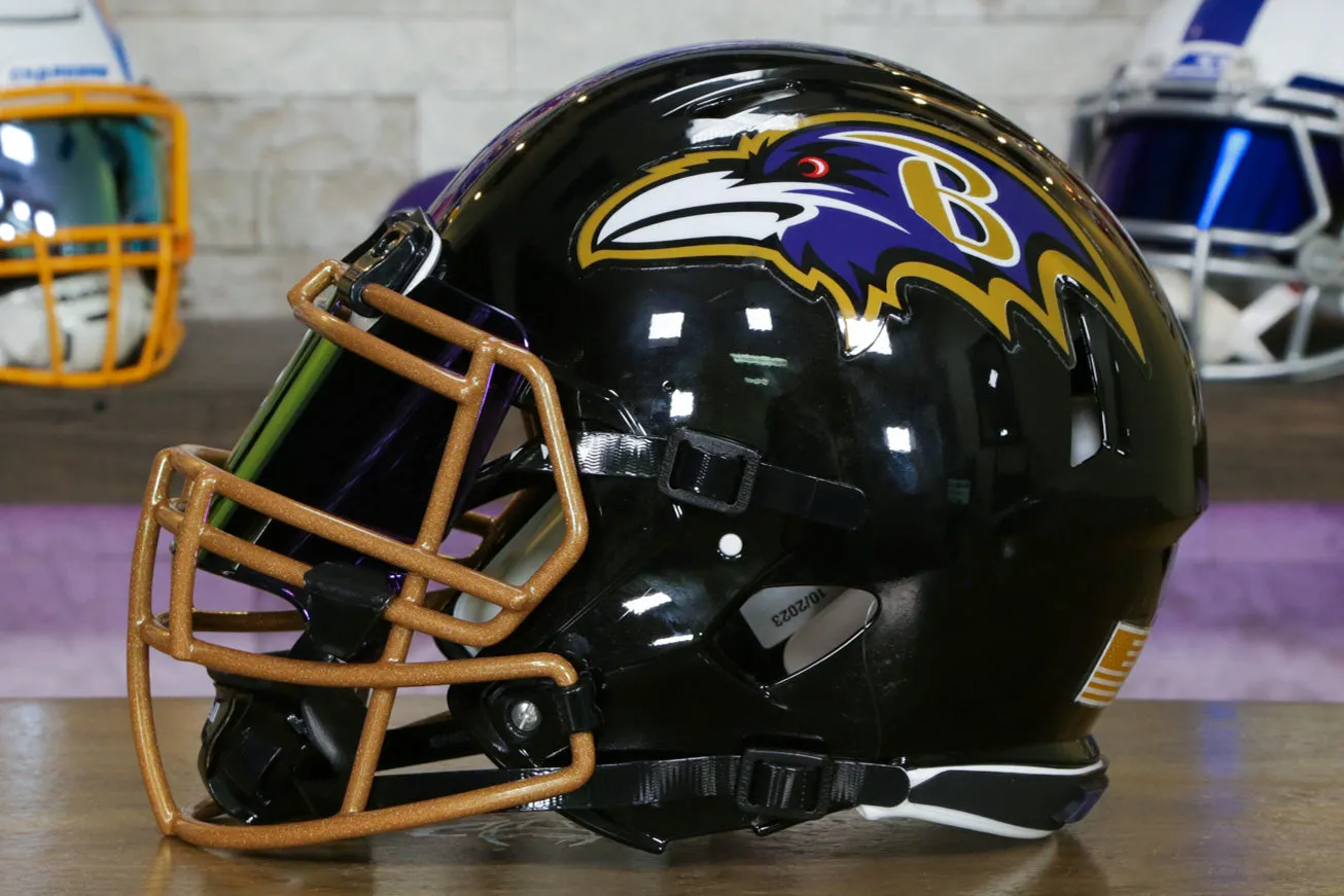 Baltimore Ravens Riddell Speed Authentic Helmet - GG Edition 00451