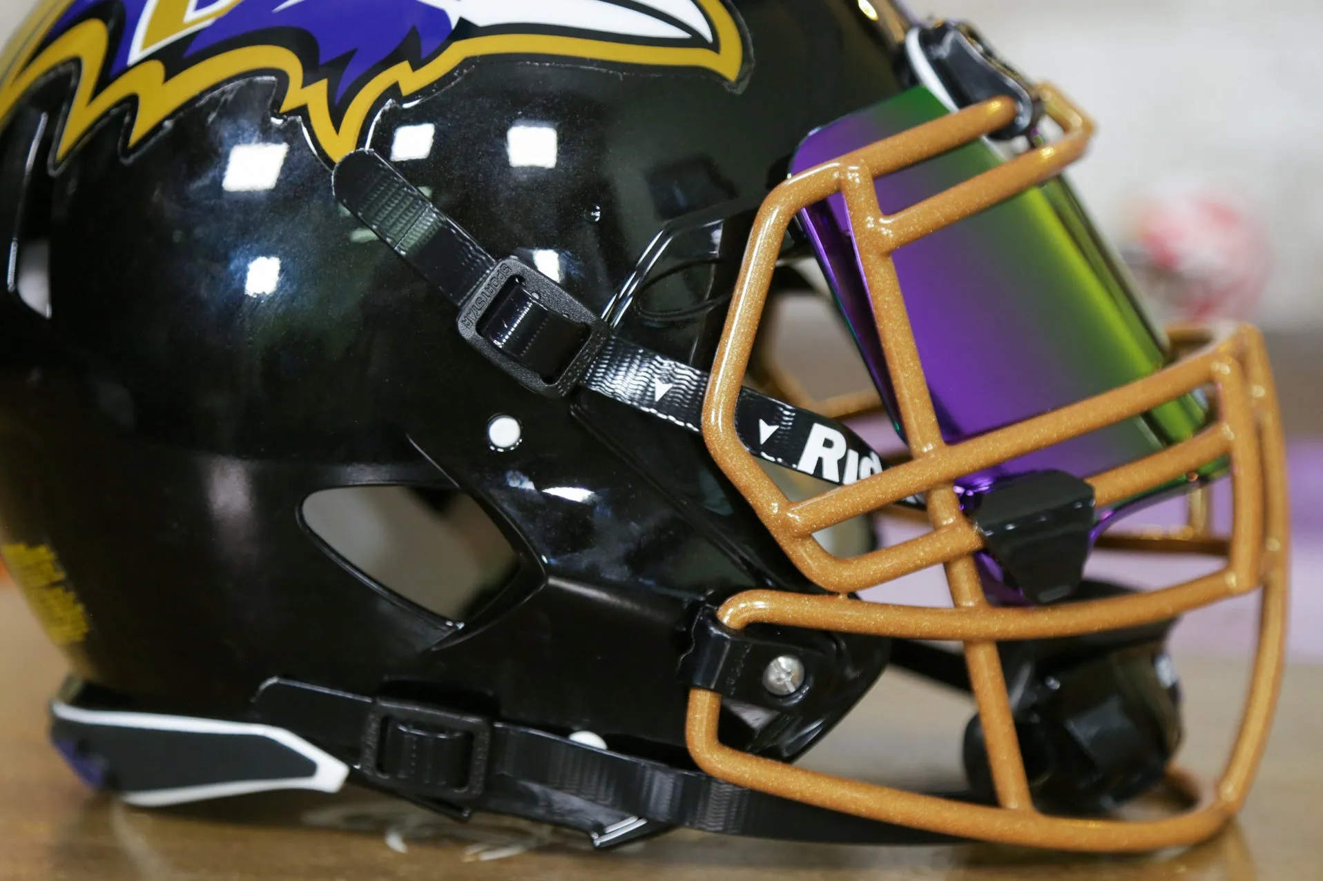 Baltimore Ravens Riddell Speed Authentic Helmet - GG Edition 00451