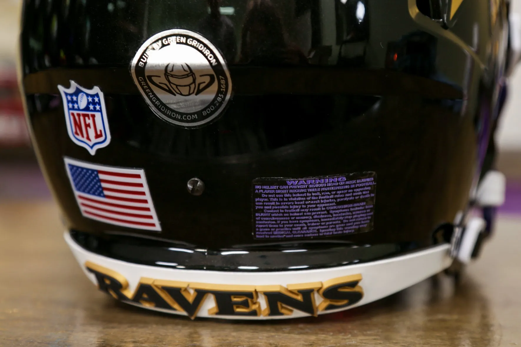 Baltimore Ravens Riddell Speed Display Helmet - GG Edition 00298