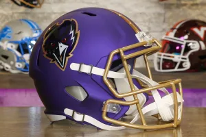 Baltimore Ravens Riddell Speed Display Helmet - Purple Rising Alternate