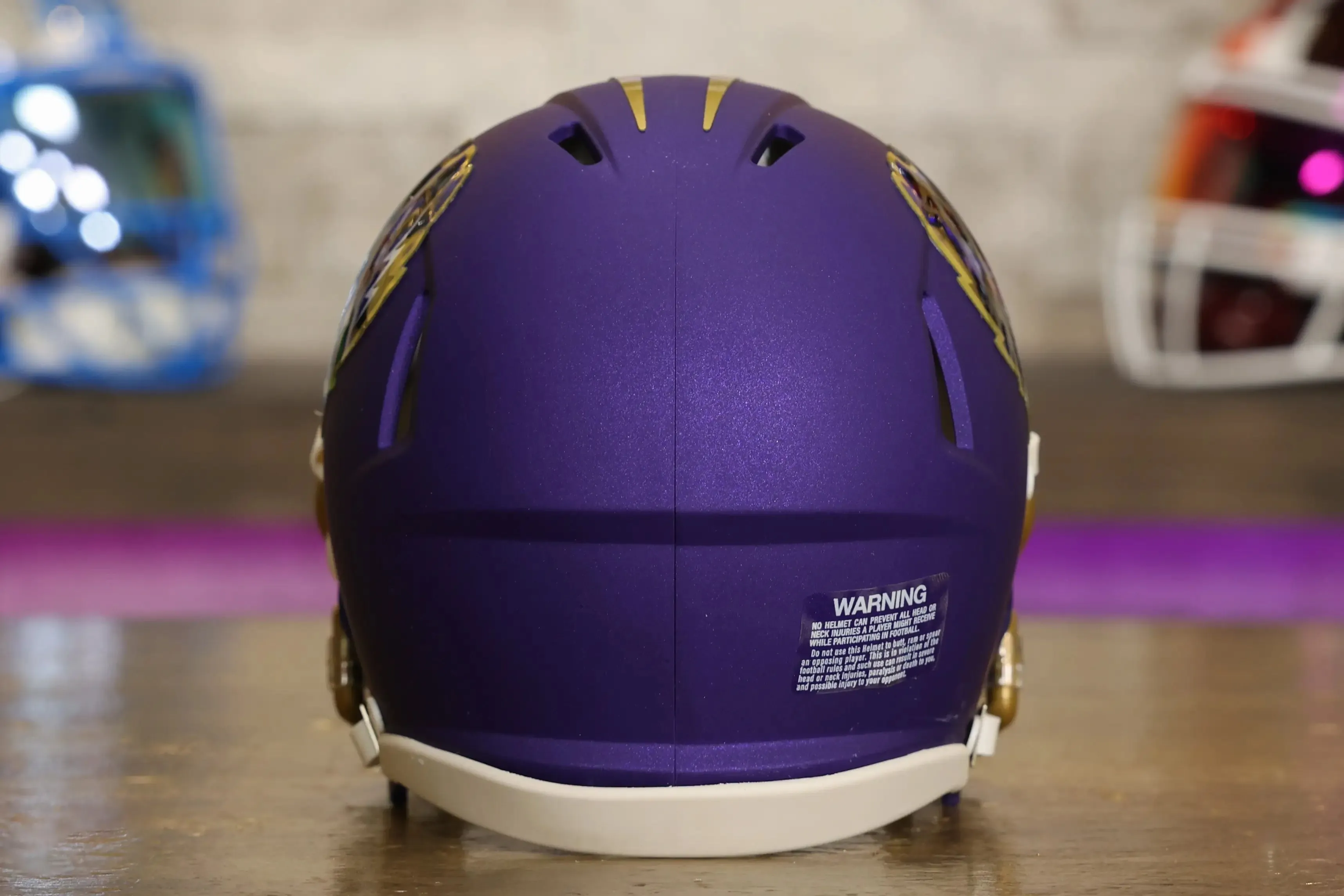Baltimore Ravens Riddell Speed Mini Helmet - Purple Rising Alternate