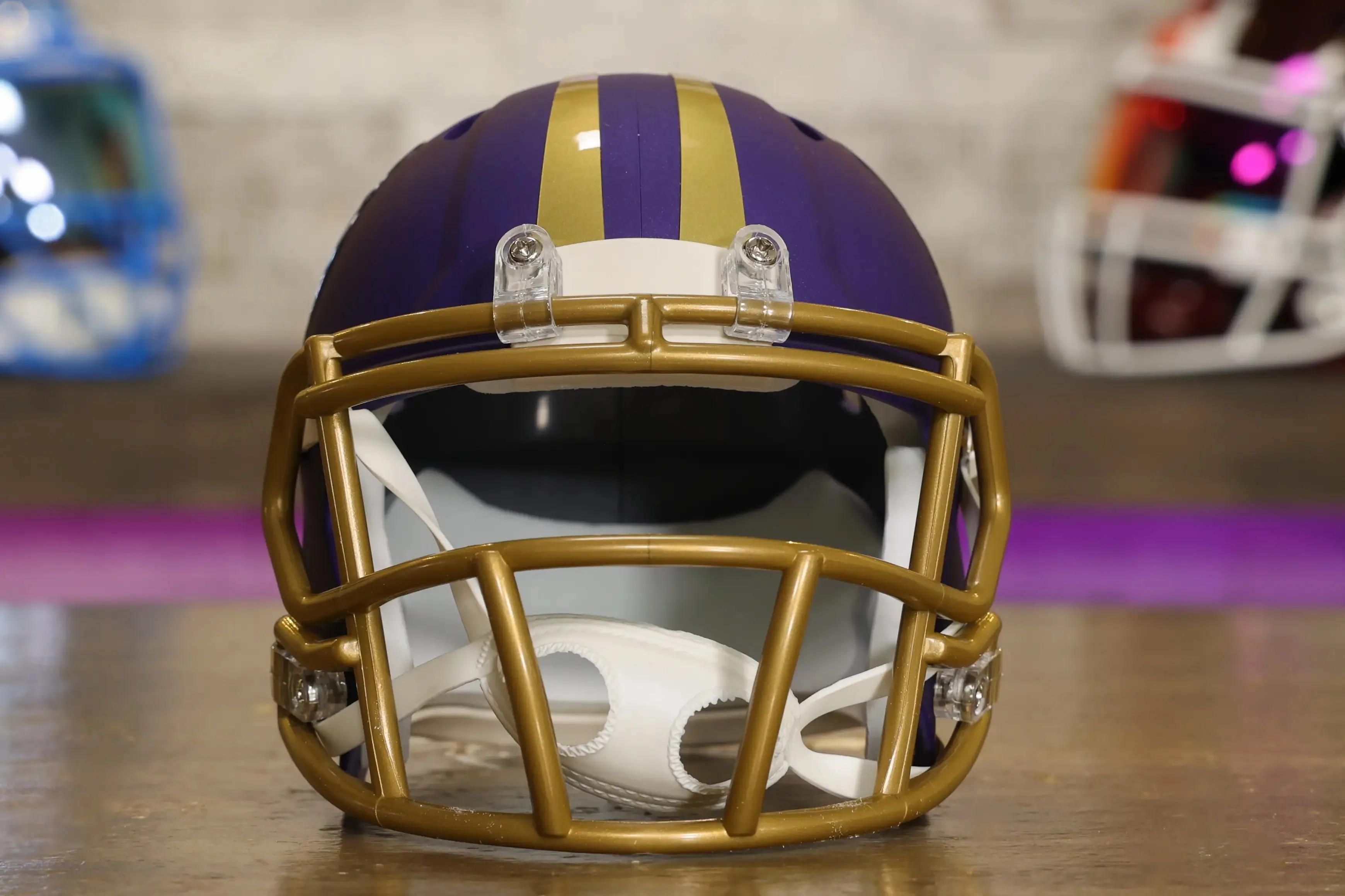 Baltimore Ravens Riddell Speed Mini Helmet - Purple Rising Alternate