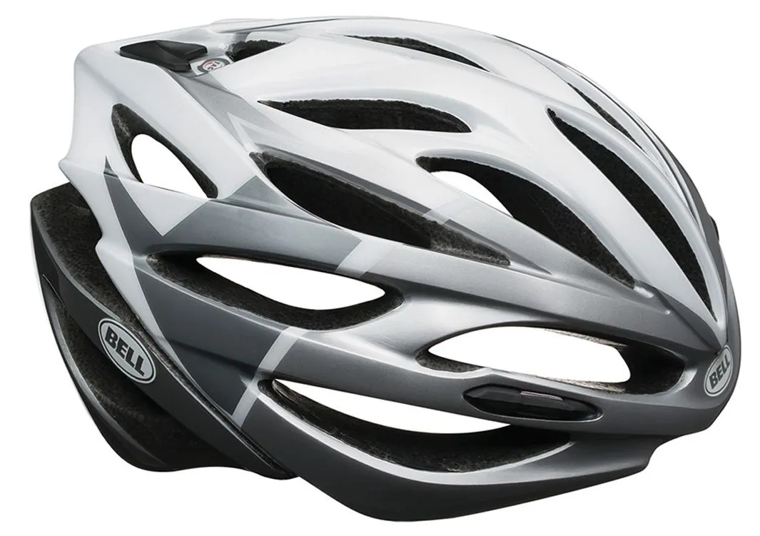 Bell Array Road Helmet - White-Silver Velocity