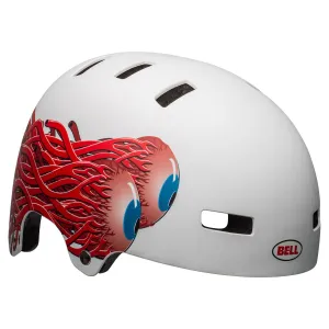 Bell Span BMX Helmet - Matt White Eyes