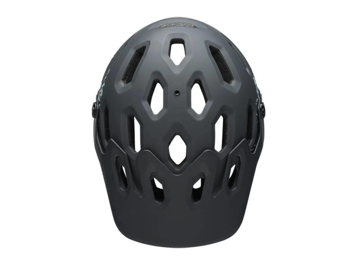 Bell Super 3R MIPS Full Face Helmet - Joy Ride - Lead Stone