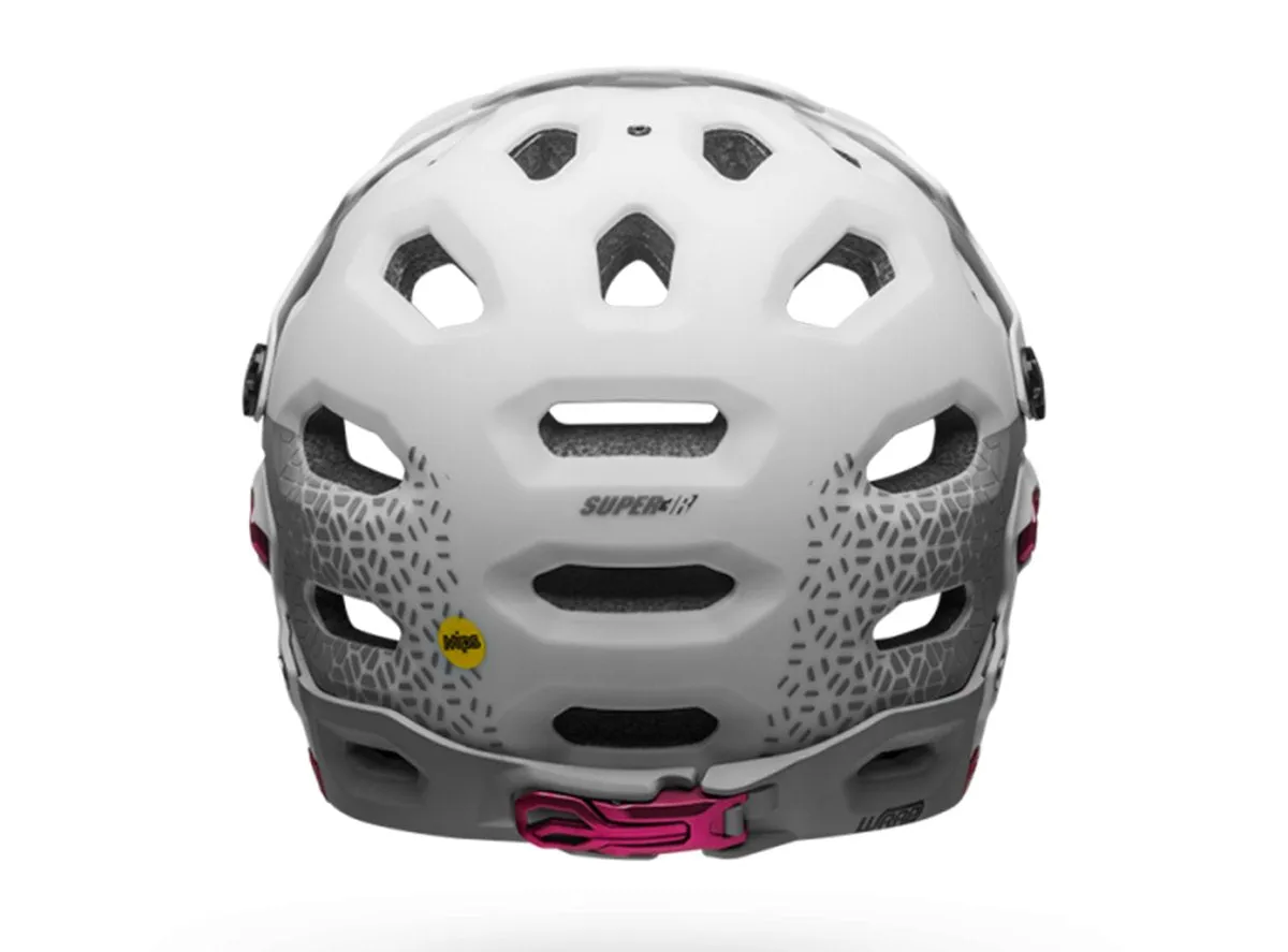 Bell Super 3R MIPS Full Face Helmet - Joy Ride - White-Cherry Dissolve