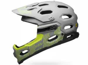 Bell Super 3R MIPS Full Face Helmet - Matt Smoke-Pear