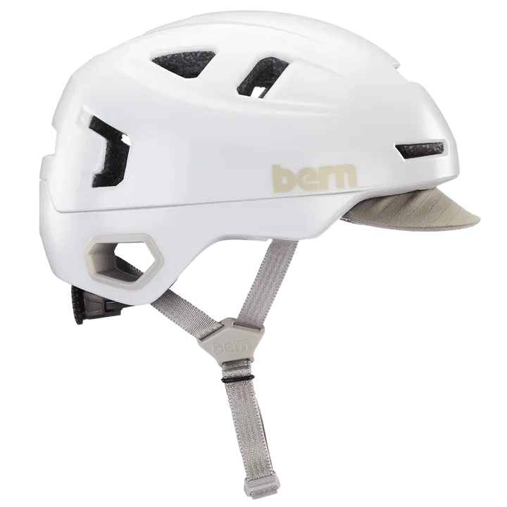 Bern Hudson MIPS Helmet - Satin White
