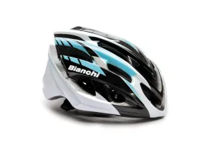 Bianchi Sphere Road Helmet By Lazer - Black-Blue Celeste-White