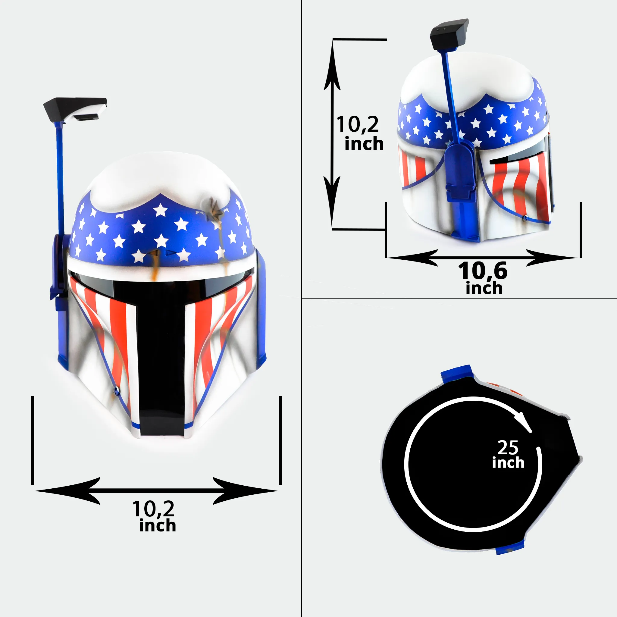 Boba Fett USA Flag Helmet