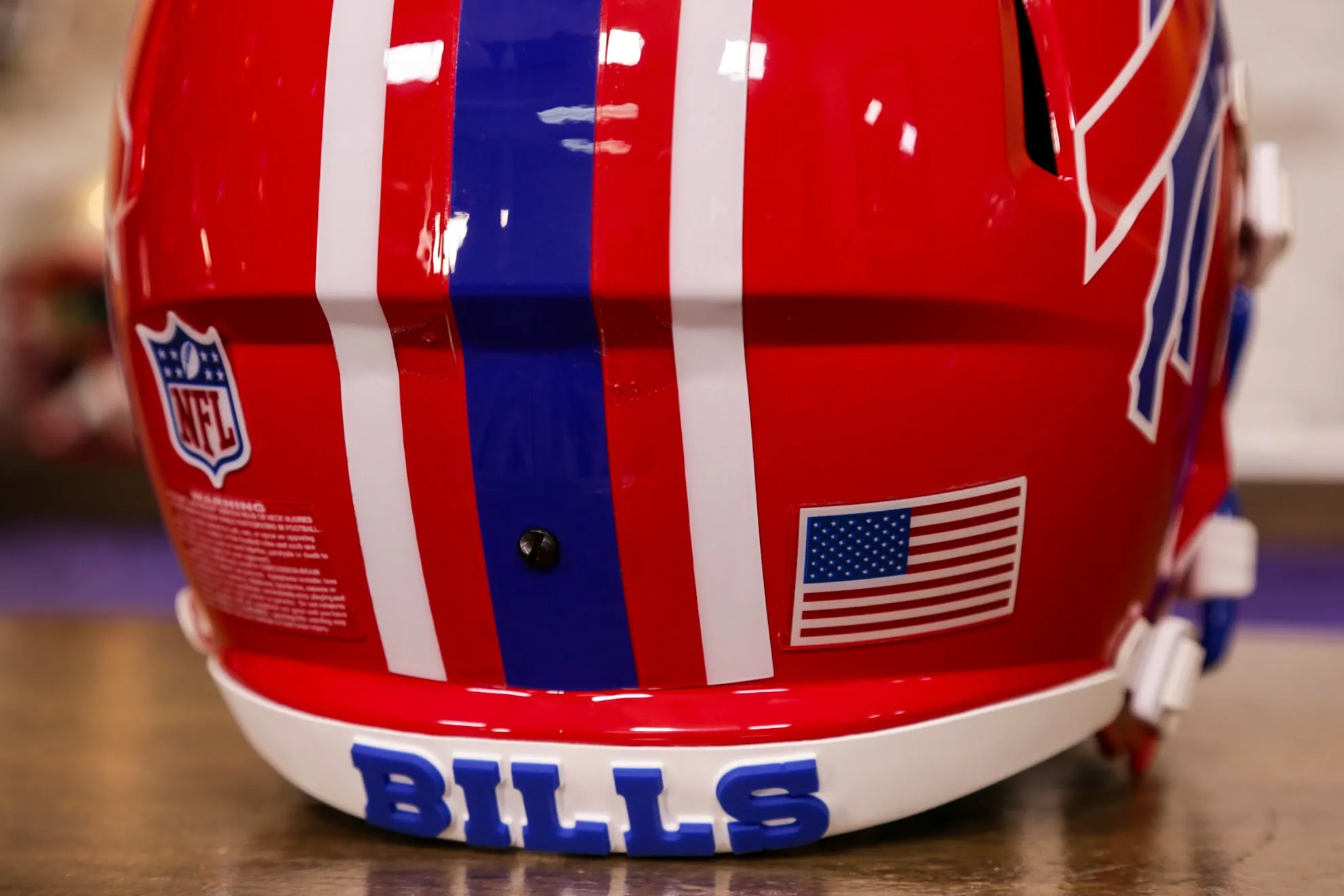 Buffalo Bills Riddell Speed Display Helmet - GG Edition 00154