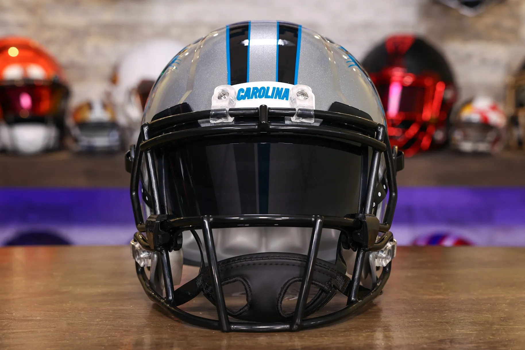 Carolina Panthers Riddell Speed Display Helmet - GG Edition 00193