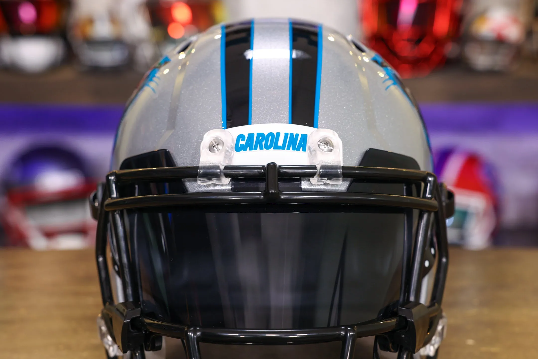 Carolina Panthers Riddell Speed Display Helmet - GG Edition 00193