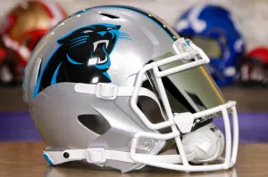 Carolina Panthers Riddell Speed Display Helmet - GG Edition 00315