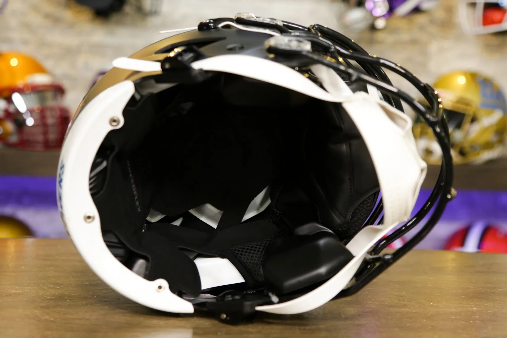 Carolina Panthers Riddell SpeedFlex Helmet - Black Alternate