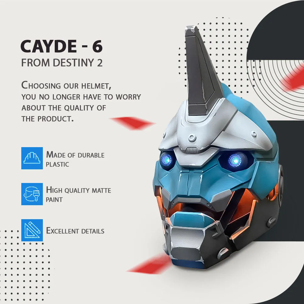 Cayde-6 Helmet with LED lights