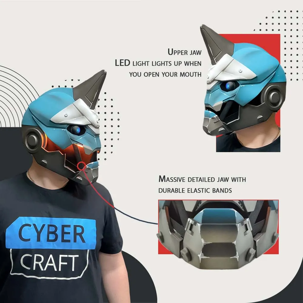 Cayde-6 Helmet with LED lights