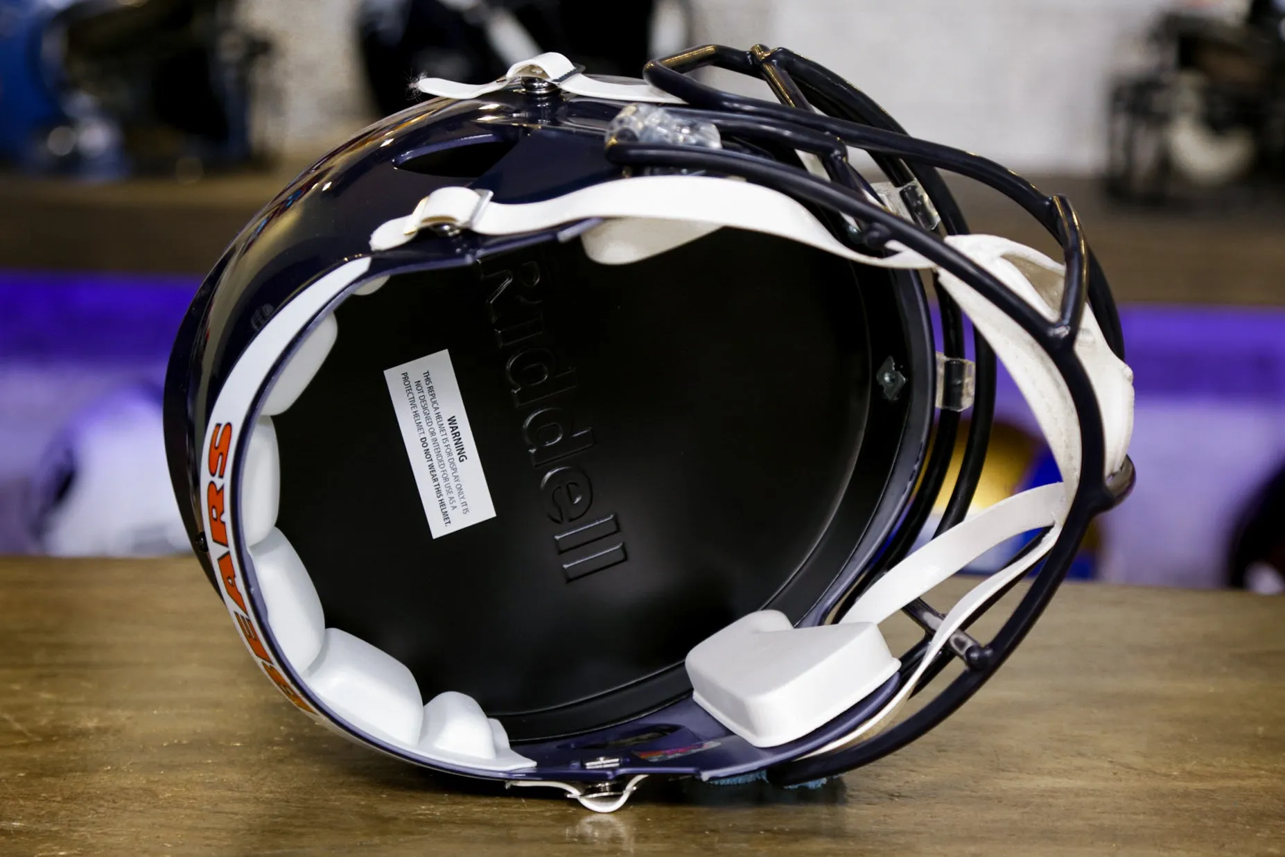 Chicago Bears Riddell Speed Display Helmet