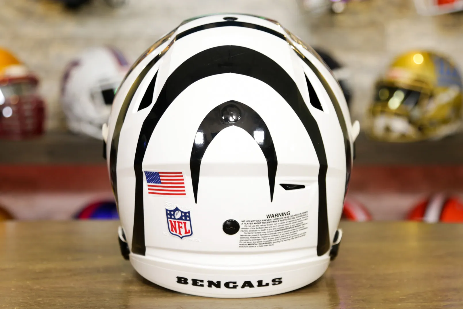 Cincinnati Bengals Riddell SpeedFlex Helmet - White Bengal Alternate
