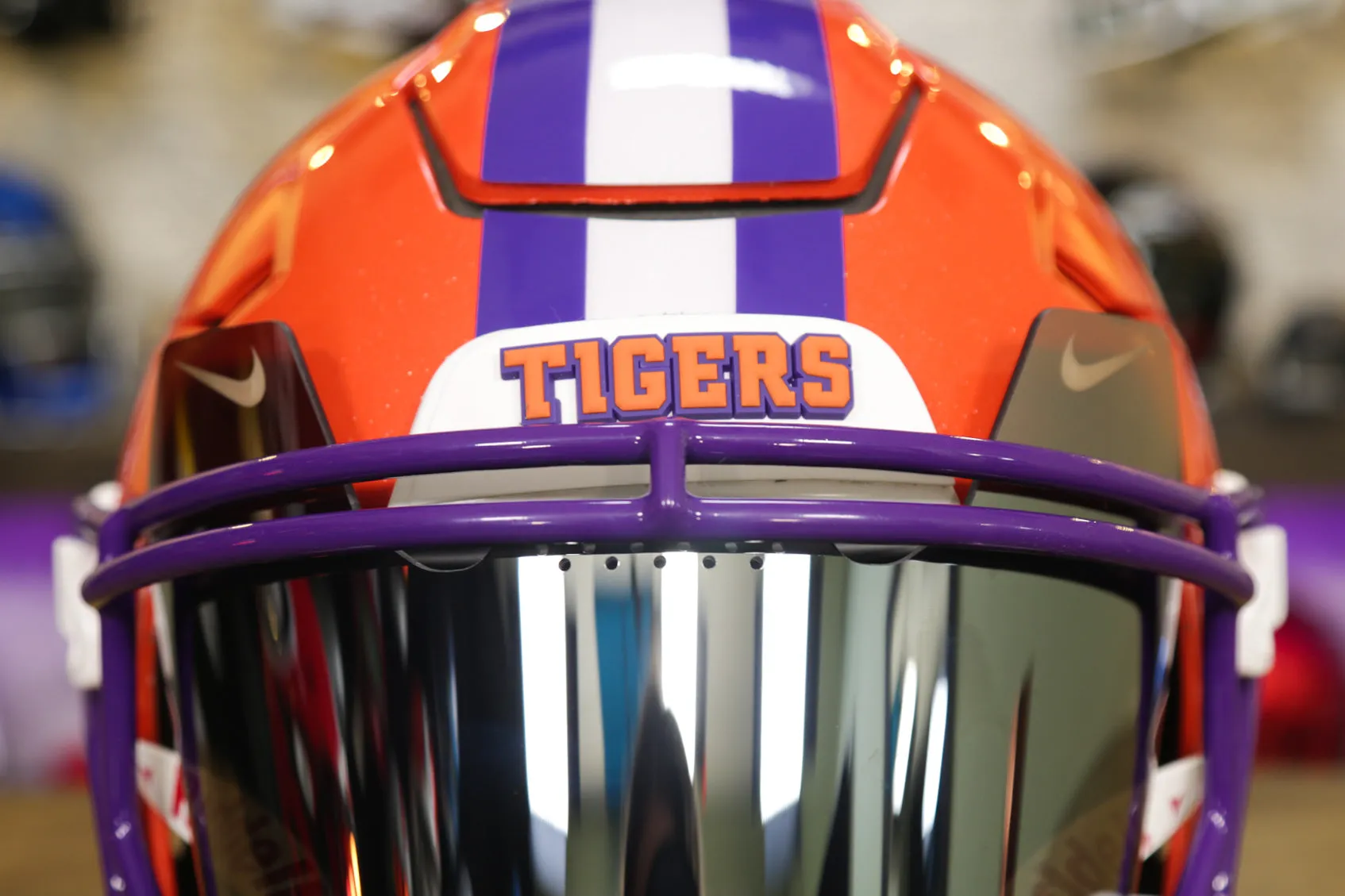 Clemson Tigers Riddell SpeedFlex Helmet - GG Edition 00112