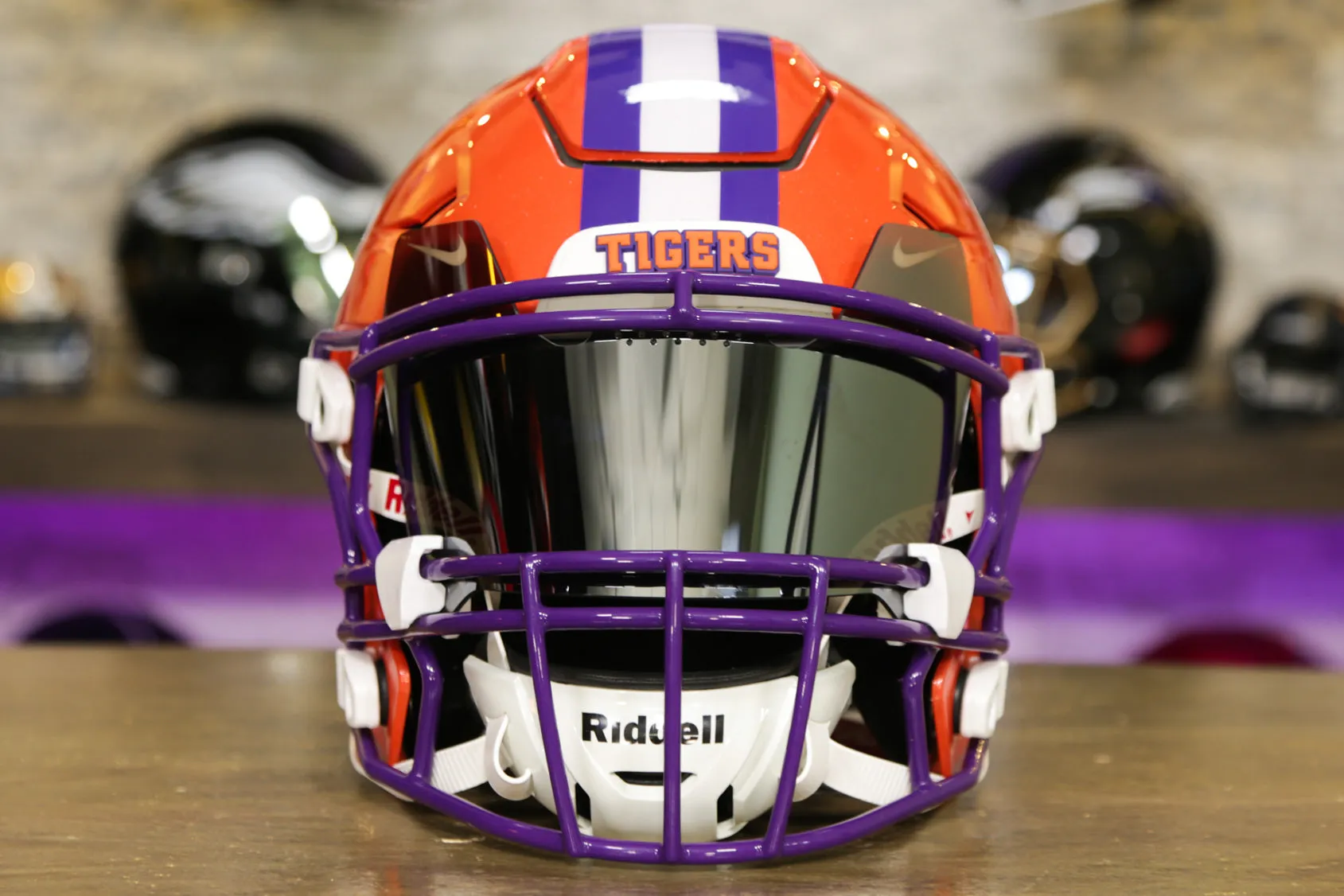 Clemson Tigers Riddell SpeedFlex Helmet - GG Edition 00112