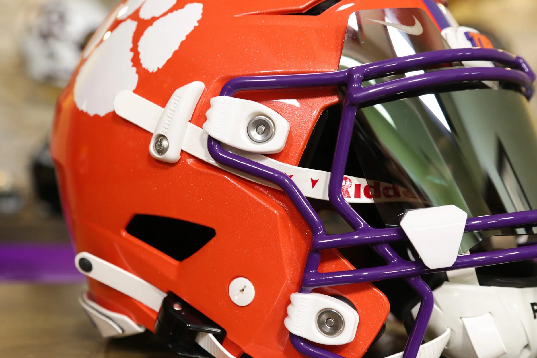 Clemson Tigers Riddell SpeedFlex Helmet - GG Edition 00112