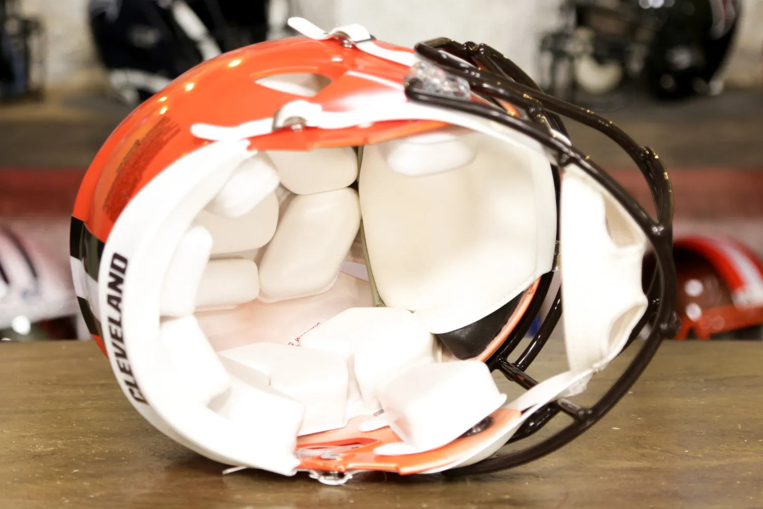 Cleveland Browns Riddell Speed Authentic Helmet - 2020-2023 Throwback