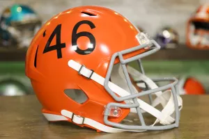 Cleveland Browns Riddell Speed Display Helmet - 1946 Throwback