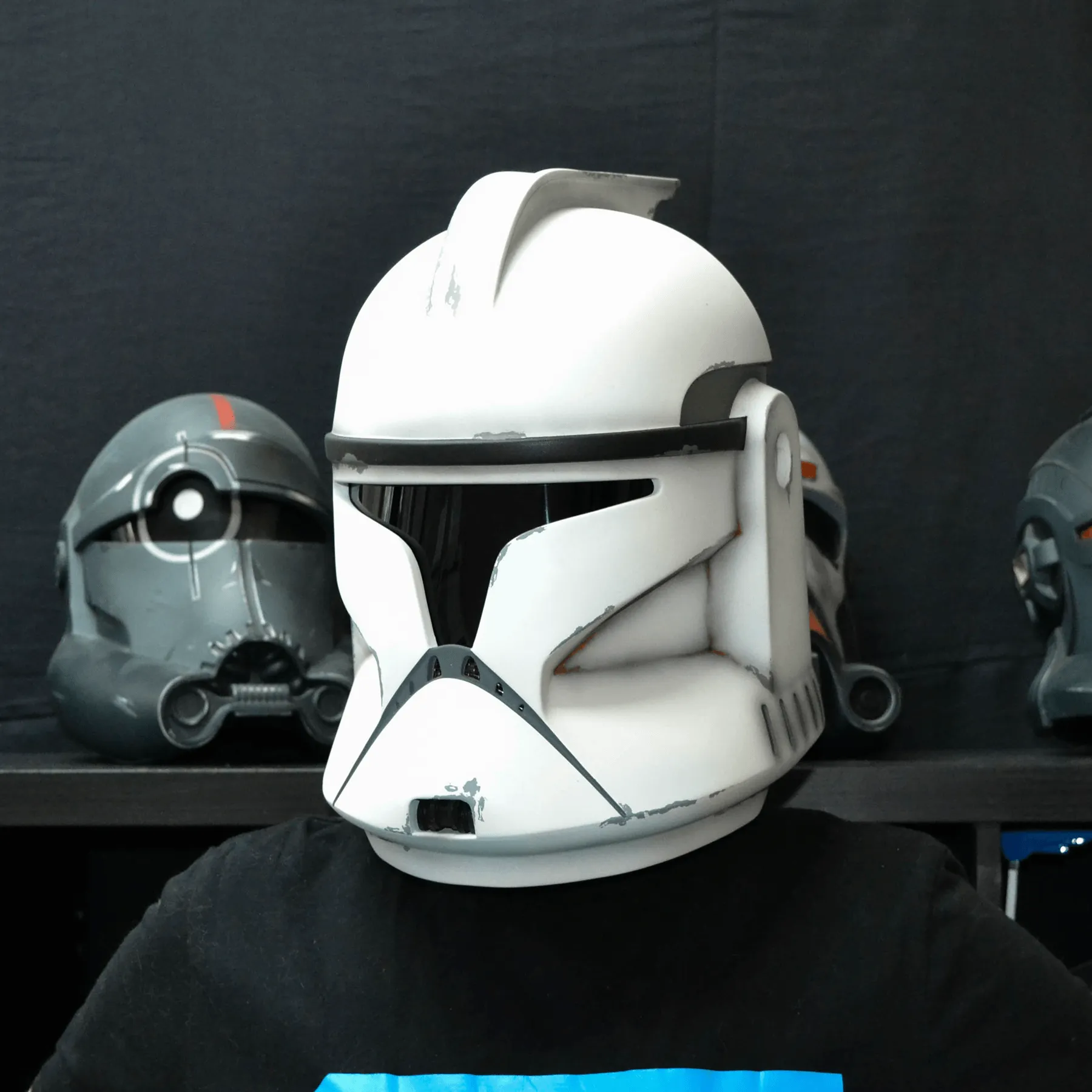 Clone 1 - Shiny and Weathered Helmet