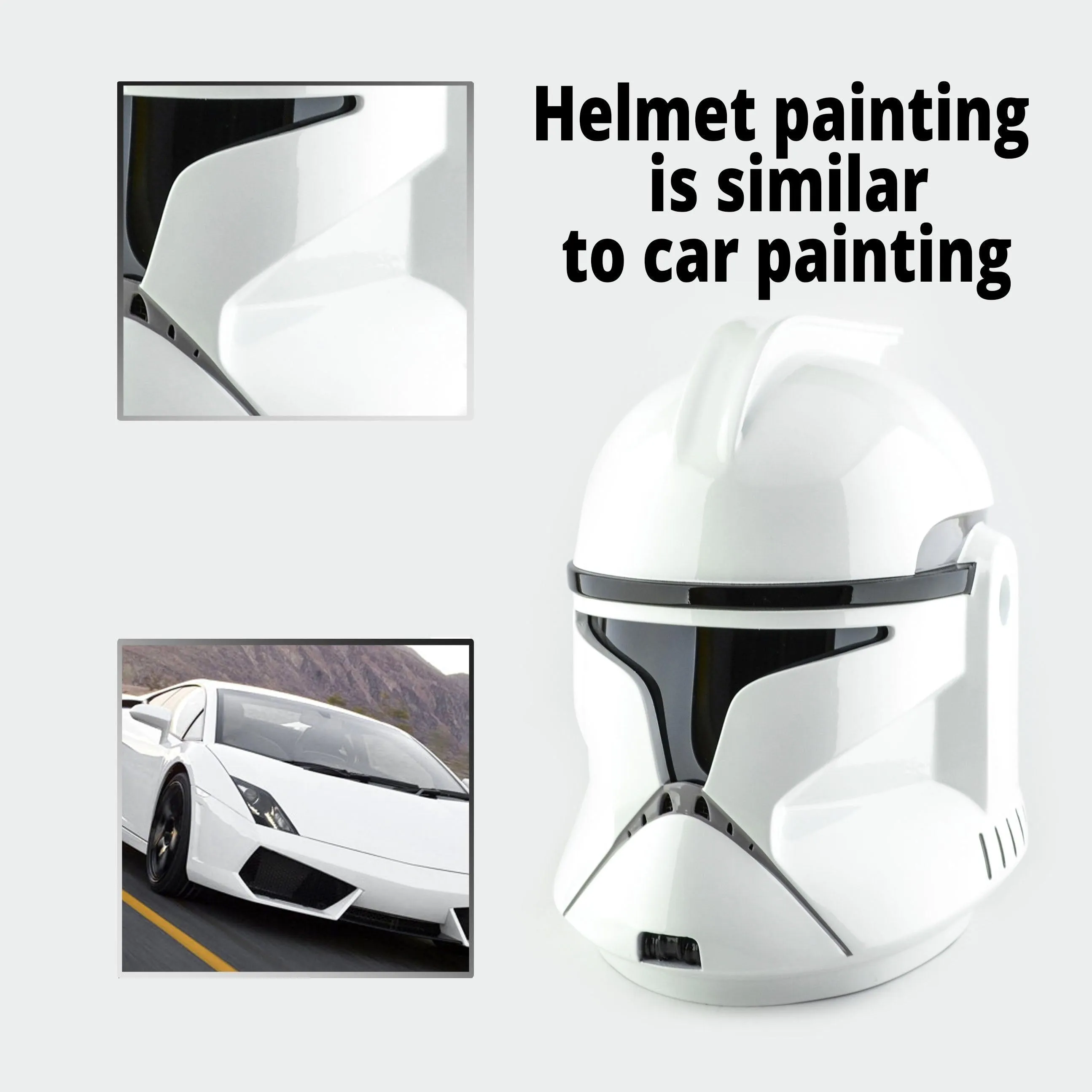 Clone 1 - Shiny and Weathered Helmet