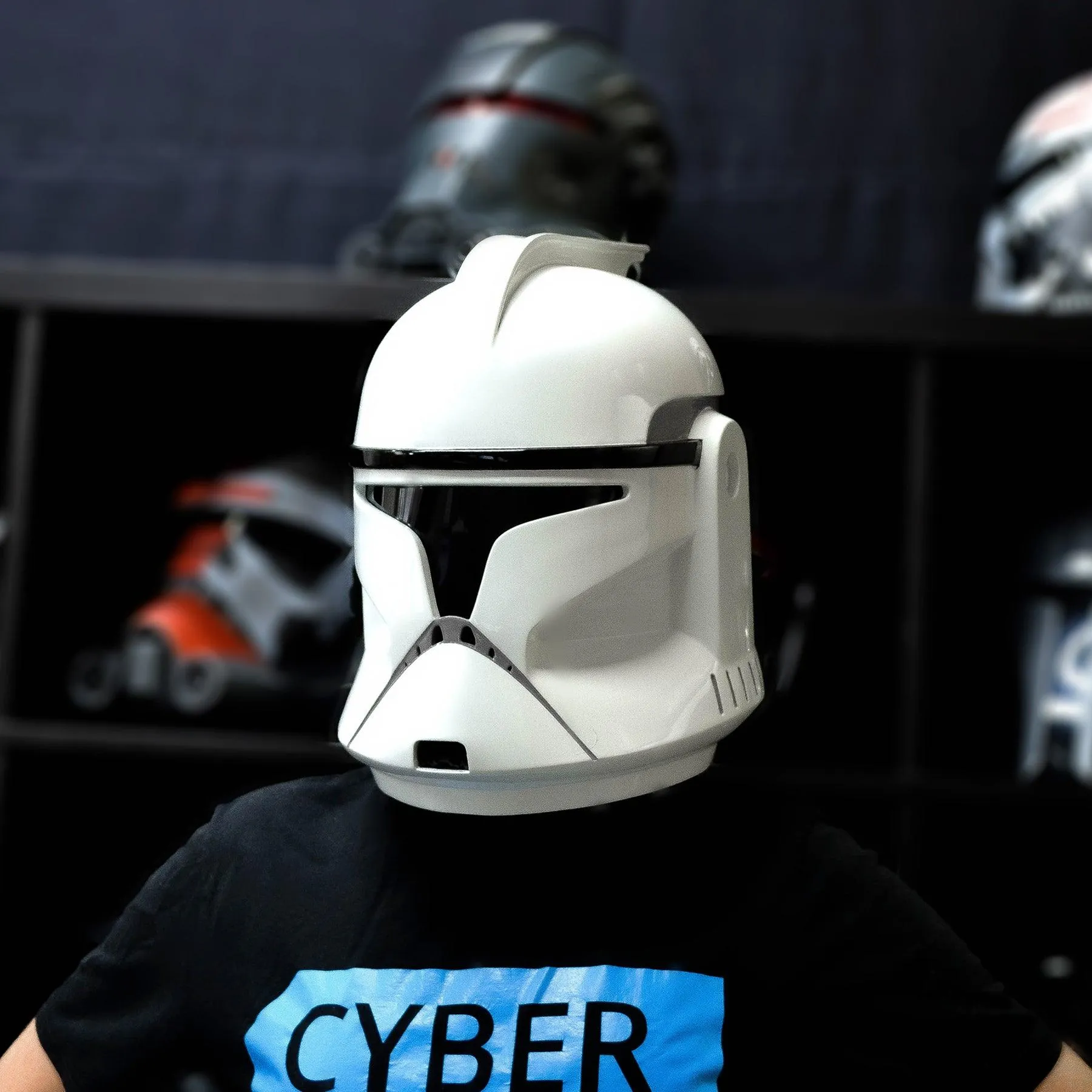 Clone 1 - Shiny and Weathered Helmet