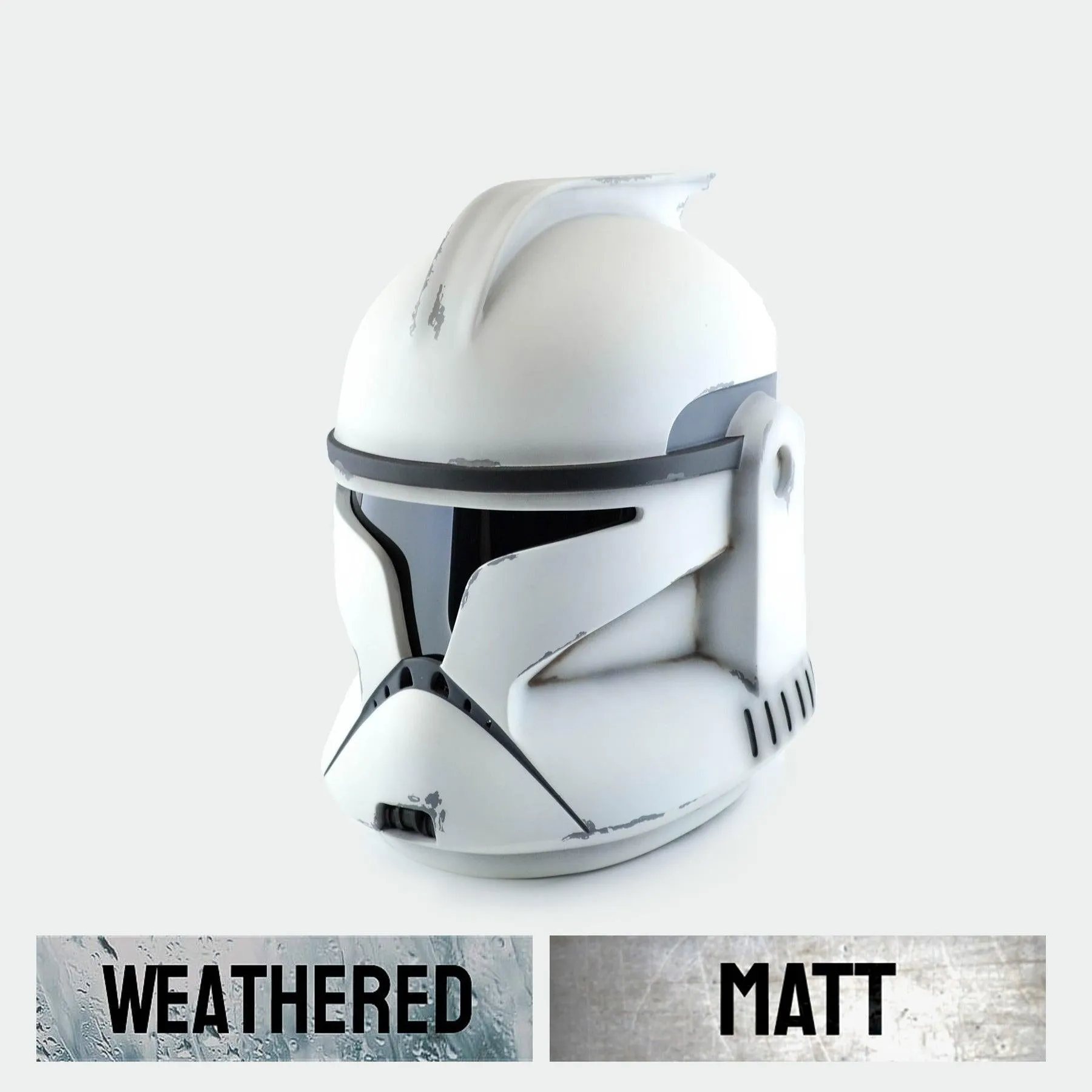 Clone 1 - Shiny and Weathered Helmet