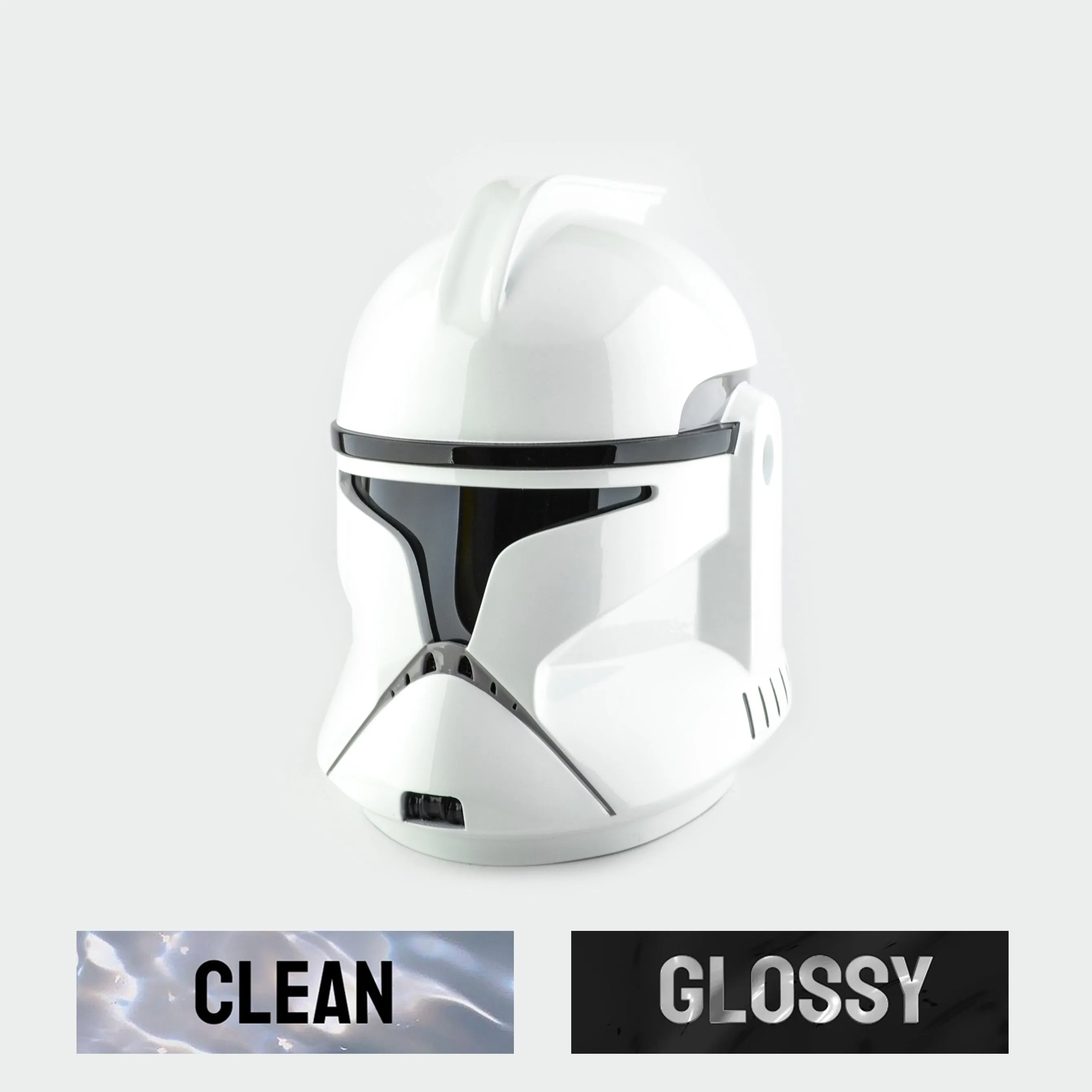 Clone 1 - Shiny and Weathered Helmet