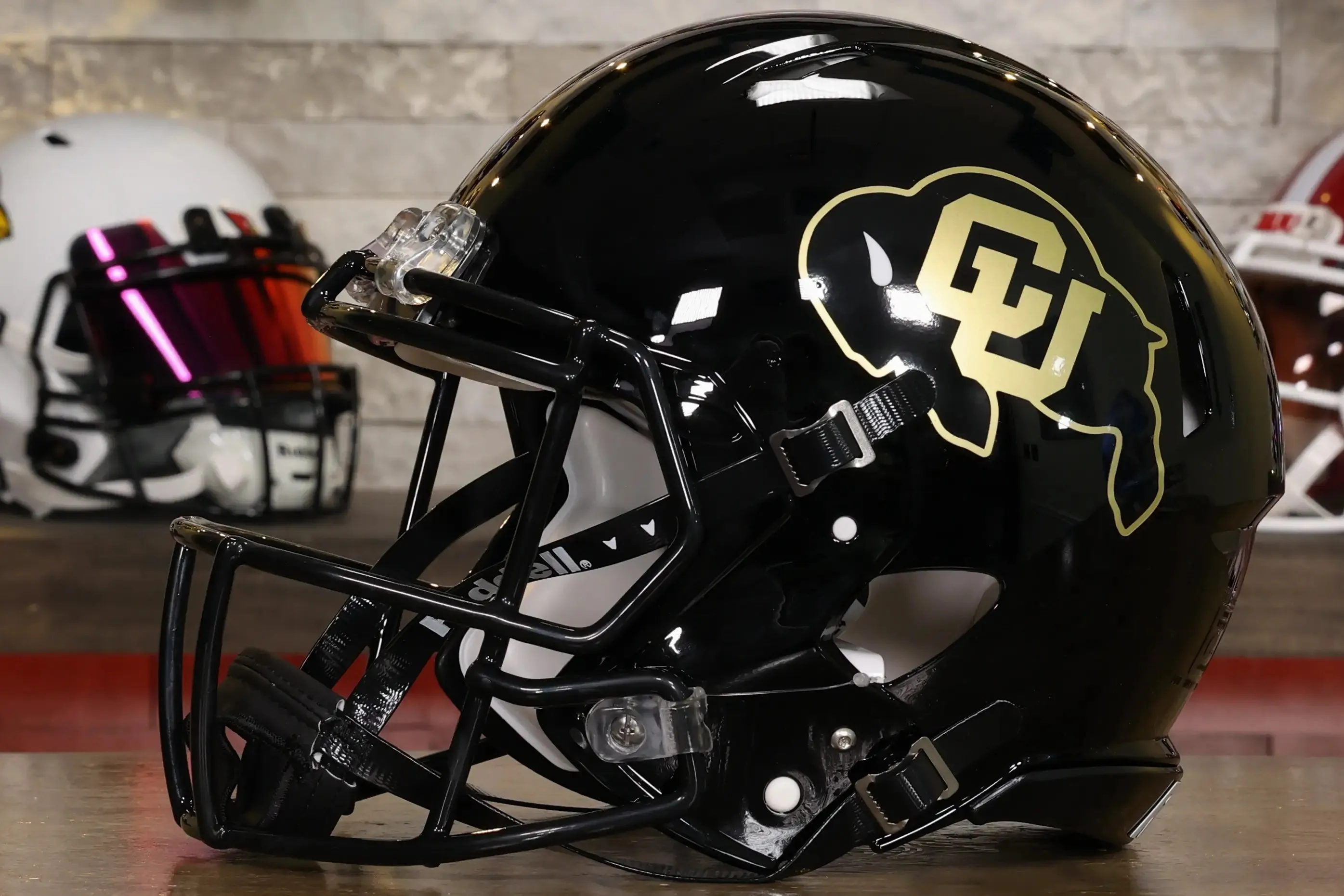 Colorado Buffaloes Riddell Speed Authentic Helmet - Black