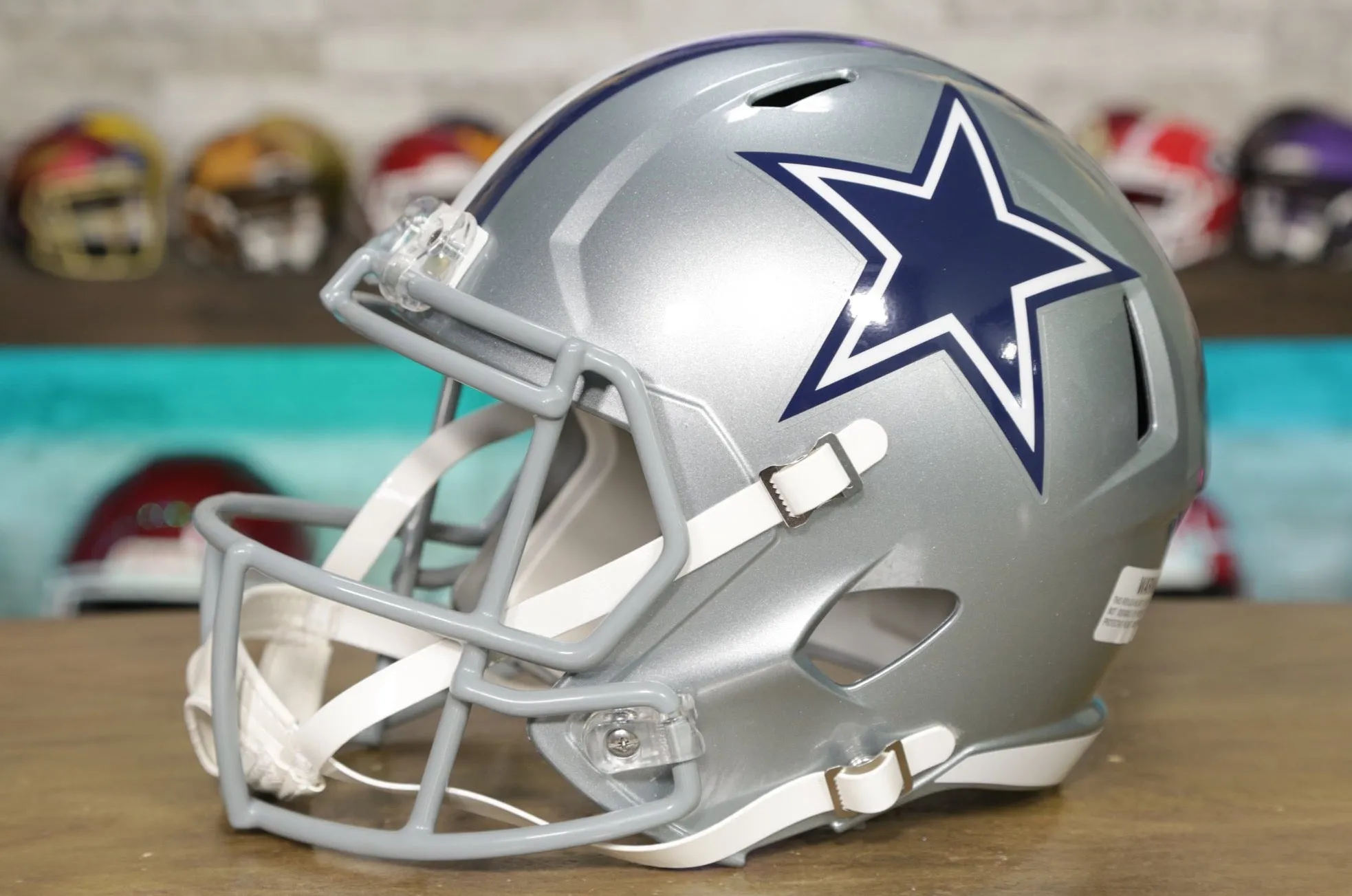 Dallas Cowboys Riddell Speed Display Helmet - 1976 Throwback