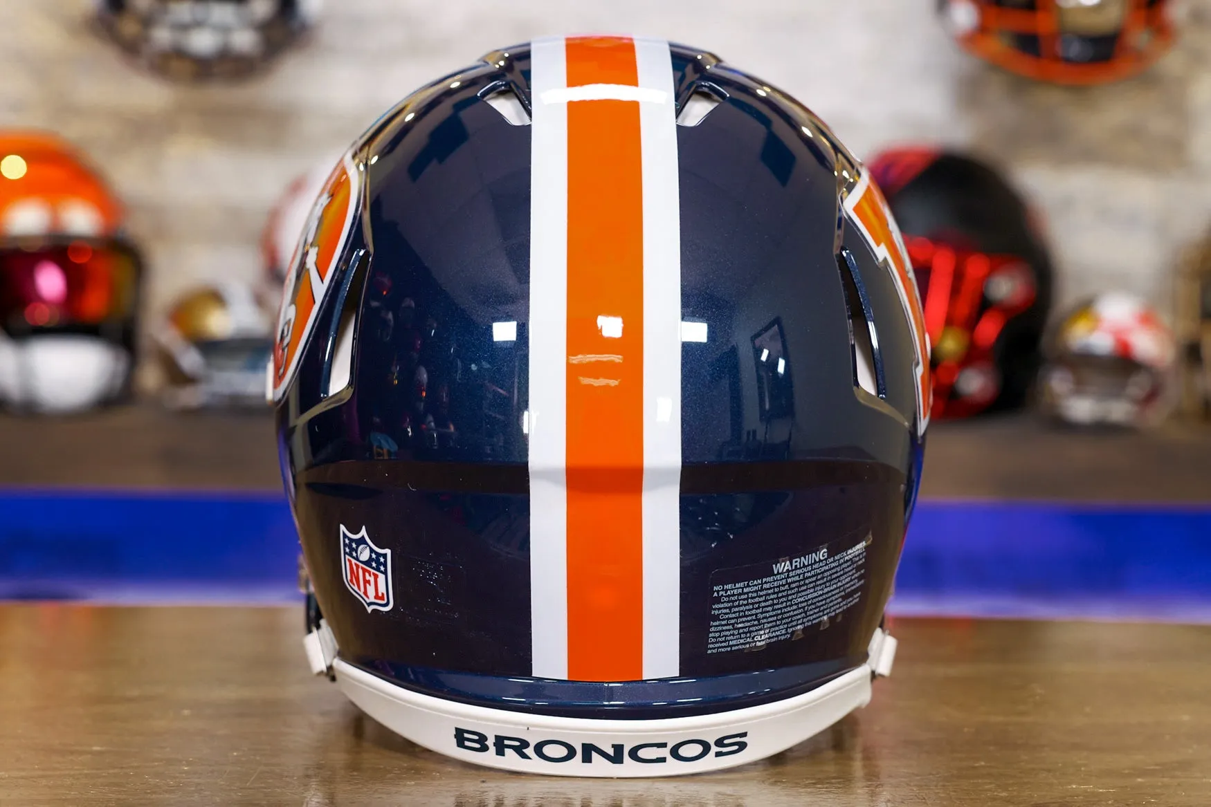 Denver Broncos Riddell Speed Authentic Helmet - Alternate Color Rush